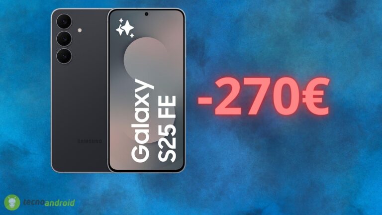 Samsung Galaxy S25 FE: sconto di 260 euro su AMAZON solo oggi