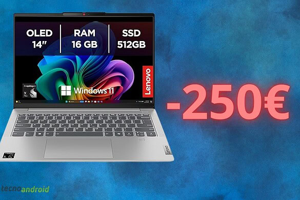 Amazon da sogno con lo sconto sul Lenovo IdeaPad Slim 5x: il prezzo è scontato di 250 euro