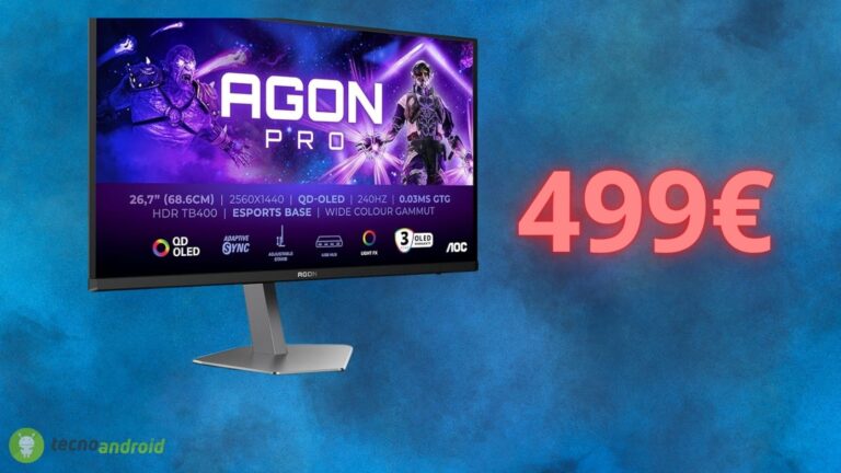 Amazon SHOCK con il prezzo più basso di sempre sul monitor OLED AOC Agon Pro