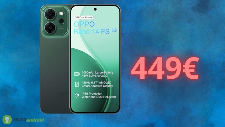 Oppo Reno14 FS: che prezzo su Amazon, scopritelo subito