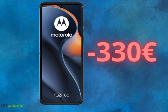 Offerta AMAZON: oltre 300 euro di sconto sul Motorola Razr 60