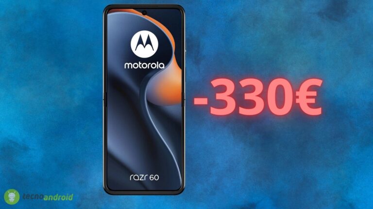 Offerta AMAZON: oltre 300 euro di sconto sul Motorola Razr 60