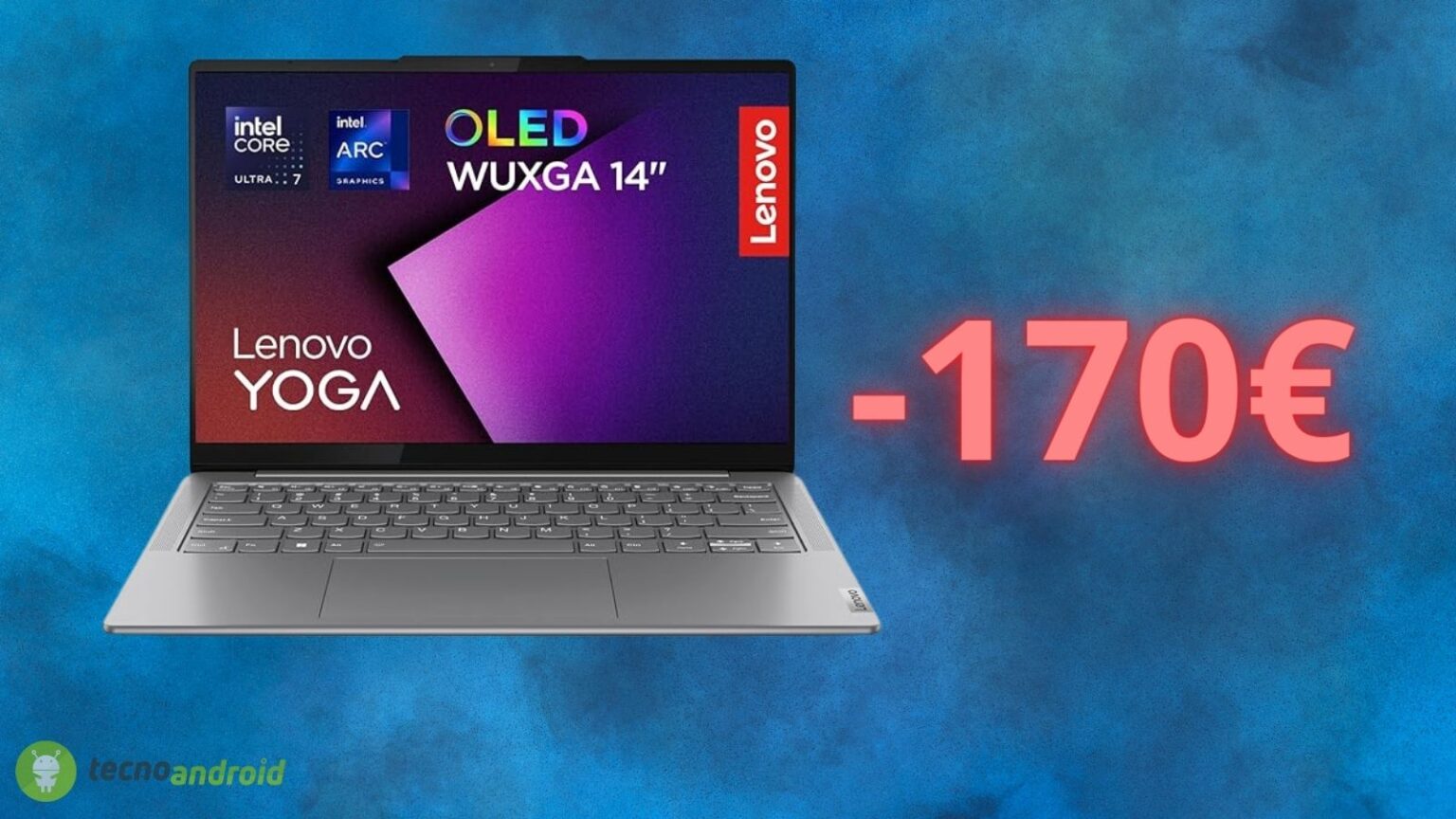 Amazon IMPAZZISCE con lo sconto di 170 euro sul notebook Lenovo Yoga Slim 7