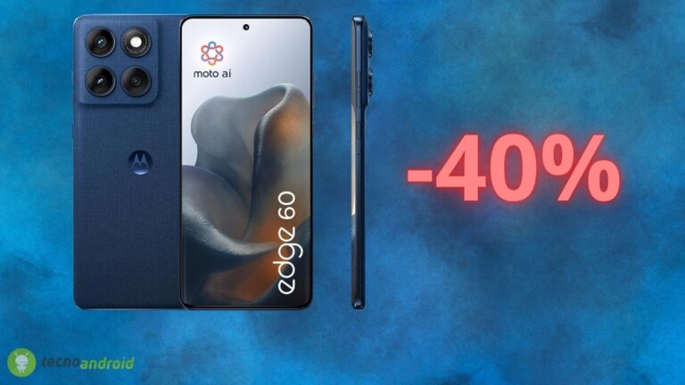 Motorola Edge 60 a prezzo IRRISORIO su Amazon: è da acquistare subito