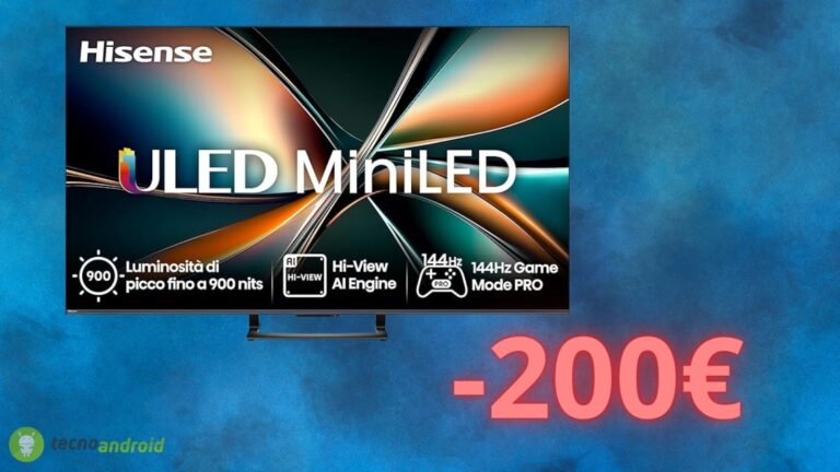 Amazon: acquistate subito la smart TV Hisense in sconto di 200 euro