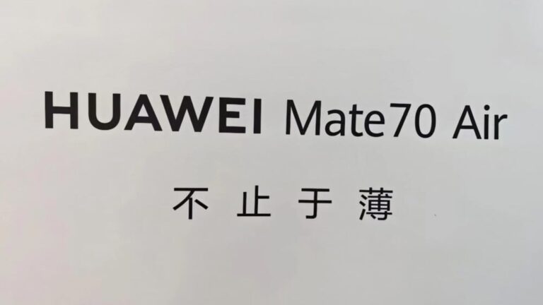 Huawei Mate 70 Air: il debutto del super sottile è ormai vicino