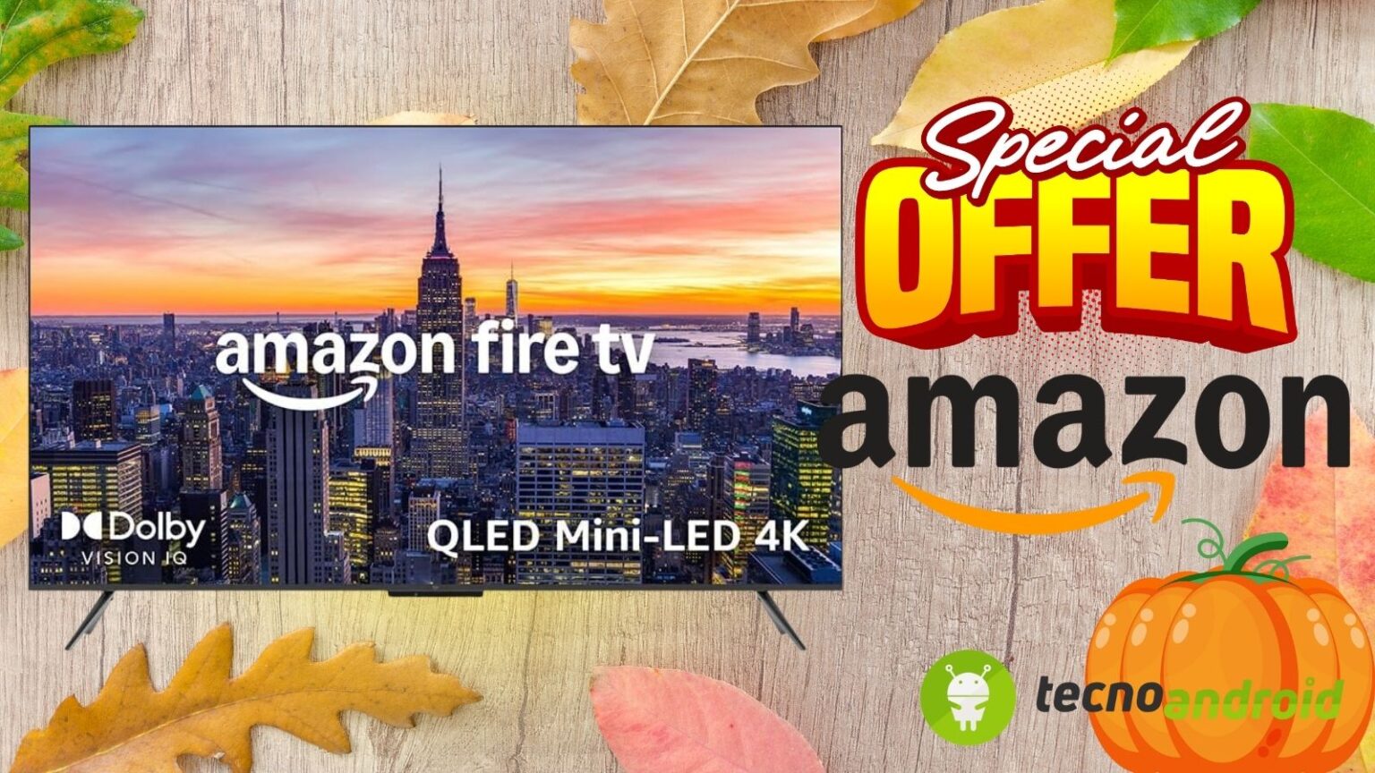 Amazon che SPETTACOLO: Fire TV Omni Mini-LED 65" in promo
