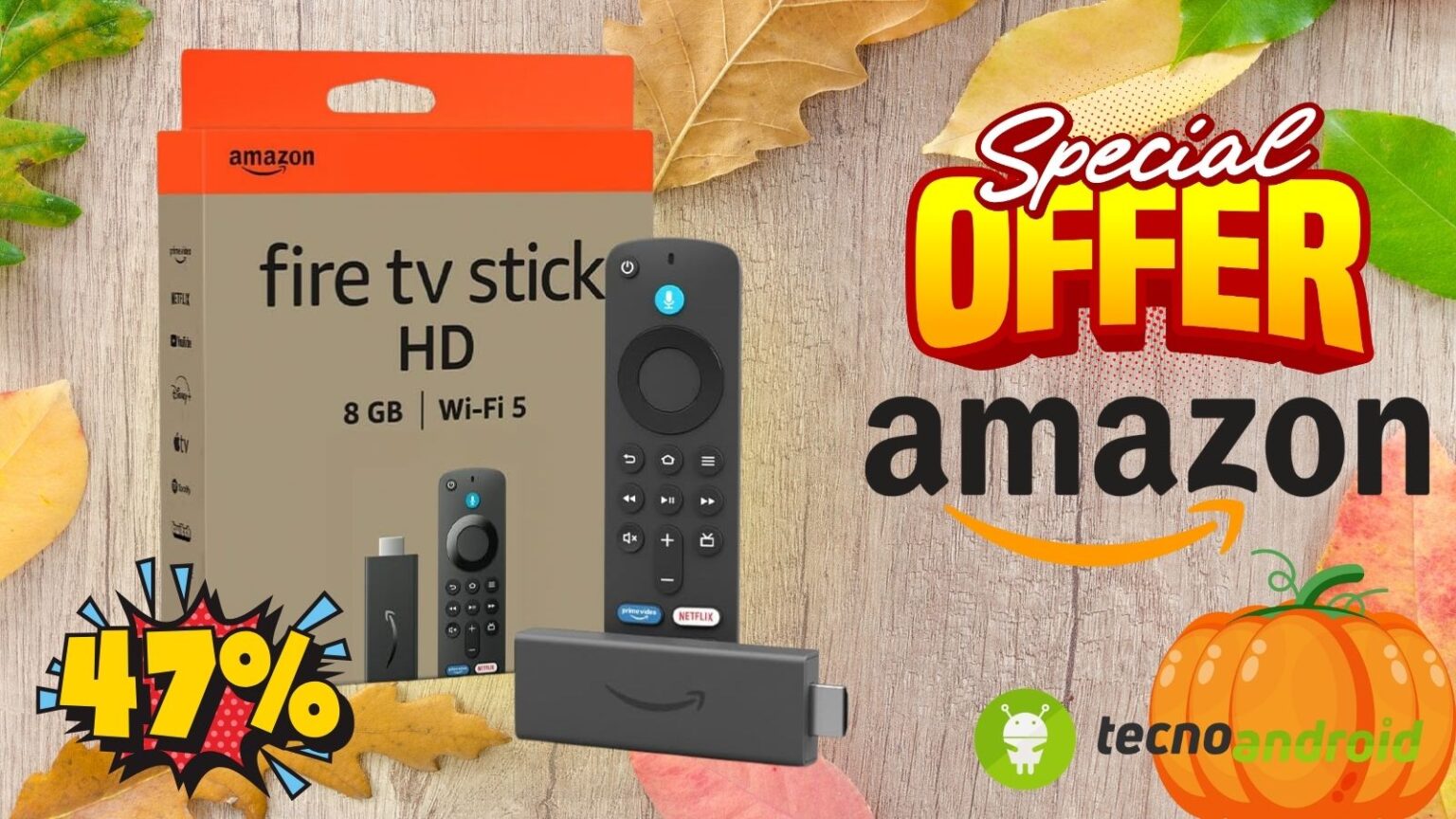 Amazon Fire TV Stick: SCONTO STRABILIANTE del 47%