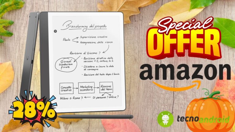Amazon ti fa un mega REGALO: Kindle Scribe solo ora al 28% di sconto
