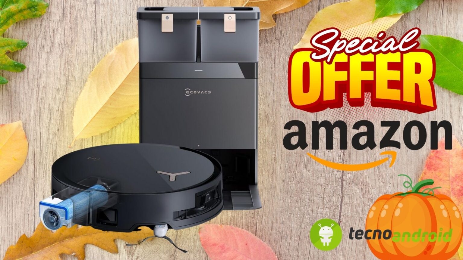 Amazon Festa delle offerte Prime: DEEBOT X8 PRO OMNI ad un costo da URLO