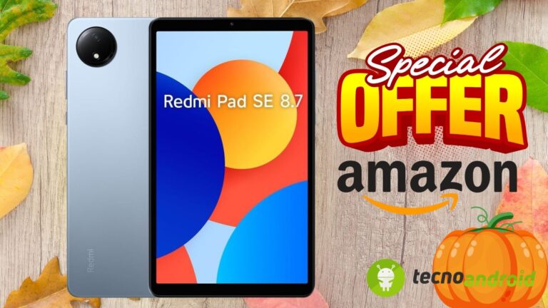 Amazon: Redmi Pad SE 8.7'' Sky Blue ora in promo a meno di 90 euro