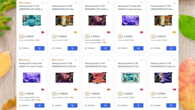 Unieuro Unieuro vi regala il TOP: offerte pazzesche sulle TV Samsung