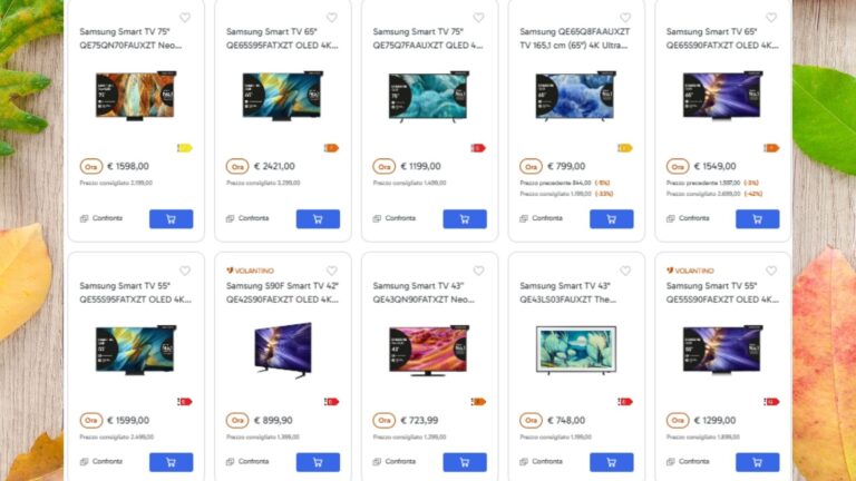 Unieuro - dettaglio Unieuro vi regala il TOP: offerte pazzesche sulle TV Samsung