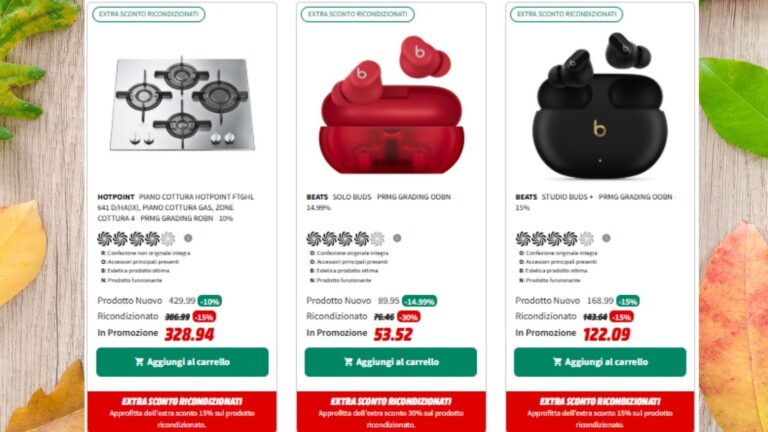 mediaworld - funzionalità Mediaworld: extra sconti irresistibili sui ricondizionati più desiderati oggi
