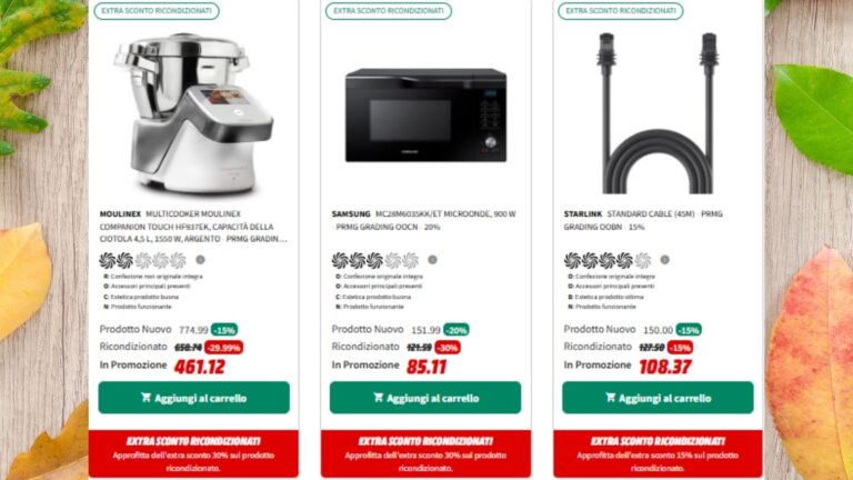 mediaworld - design Mediaworld: extra sconti irresistibili sui ricondizionati più desiderati oggi