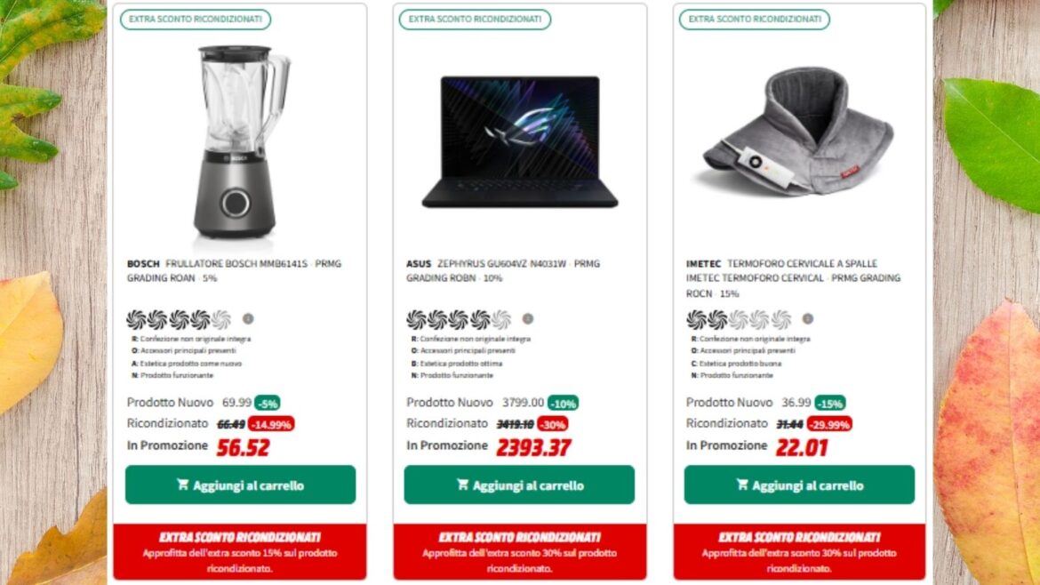 Immagine Evidenza R V T Mediaworld: extra sconti irresistibili sui ricondizionati più desiderati oggi