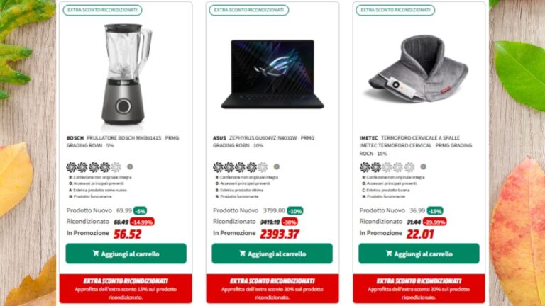 mediaworld - dettaglio Mediaworld: extra sconti irresistibili sui ricondizionati più desiderati oggi