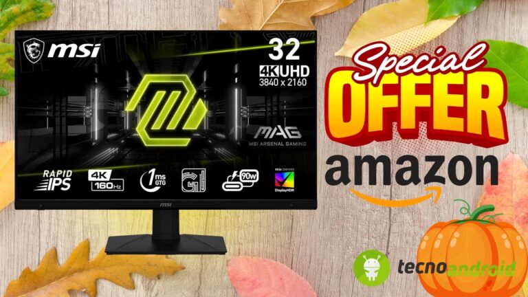 Amazon: MSI MAG 322UPF Monitor Gaming 32" ad un COSTO WOW