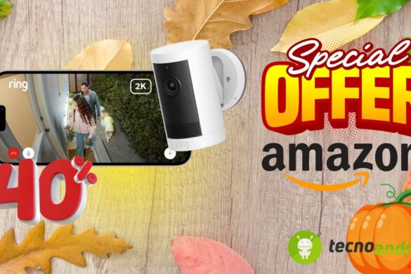 Amazon per il top della sicurezza: Ring Outdoor Camera Plus a 2K in SCONTO