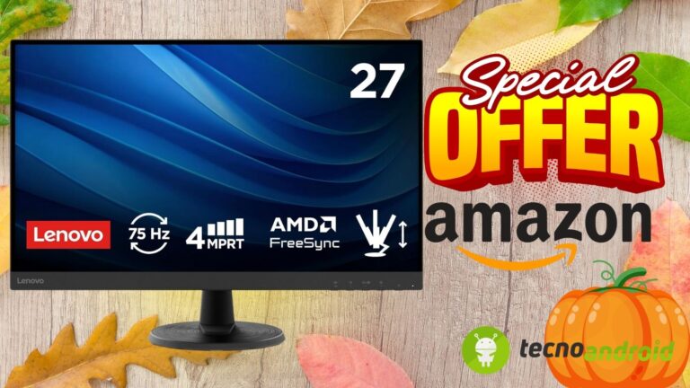 Amazon: Lenovo D27-45 ora finalmente SOTTO i 100 EURO