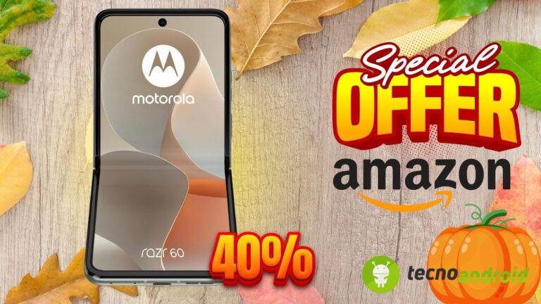 Amazon OFFERTA ESPLOSIVA: Motorola Razr 60 pieghevole al 40% di SCONTO