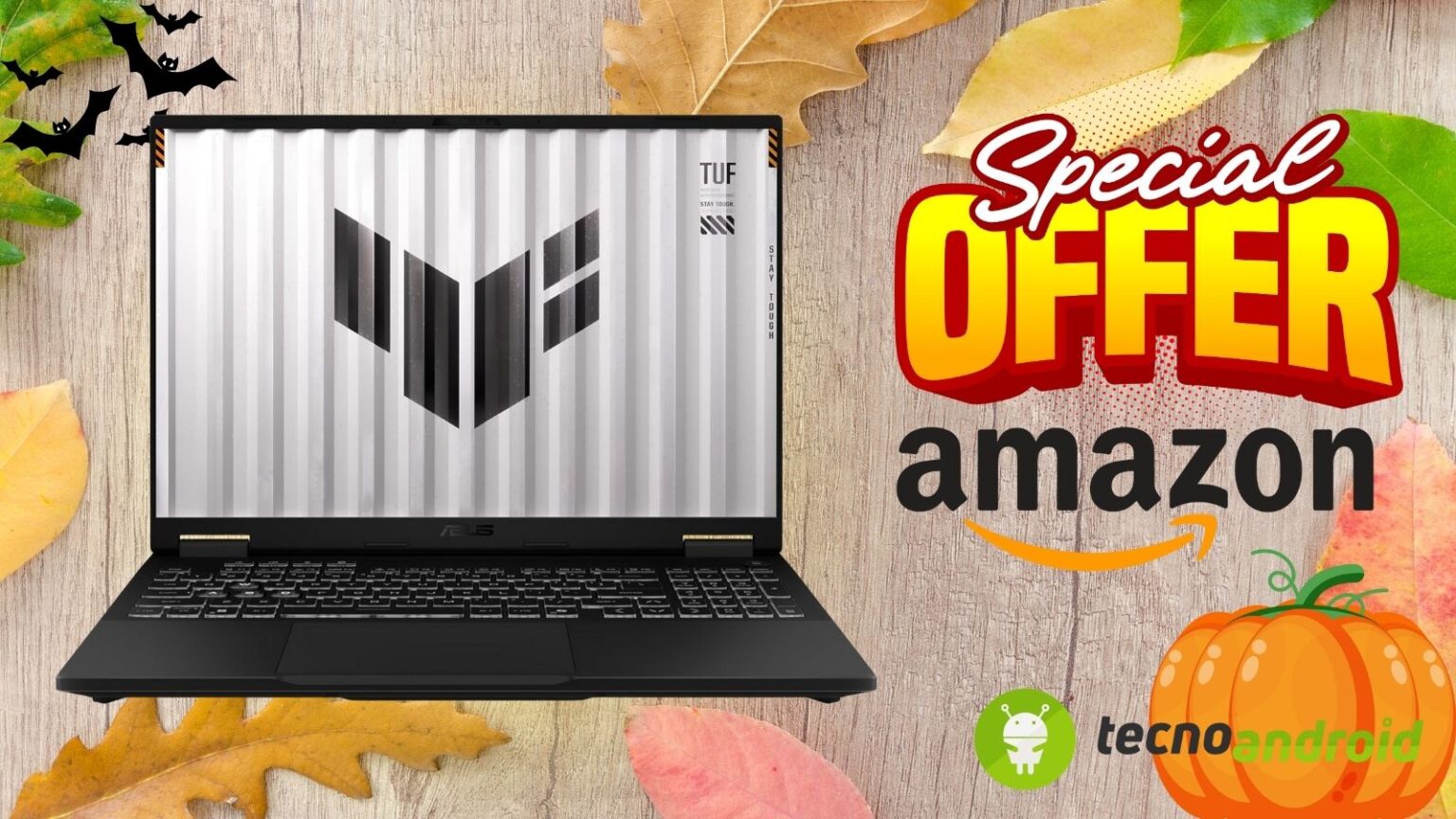 Amazon OFFERTA BOMBA: con ASUS TUF Gaming A16 potenza senza limiti garantita