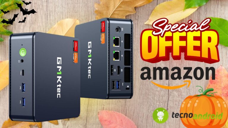 Amazon: Mini PC GMKtec K6 Ryzen 7 ribassato di ben 100 euro