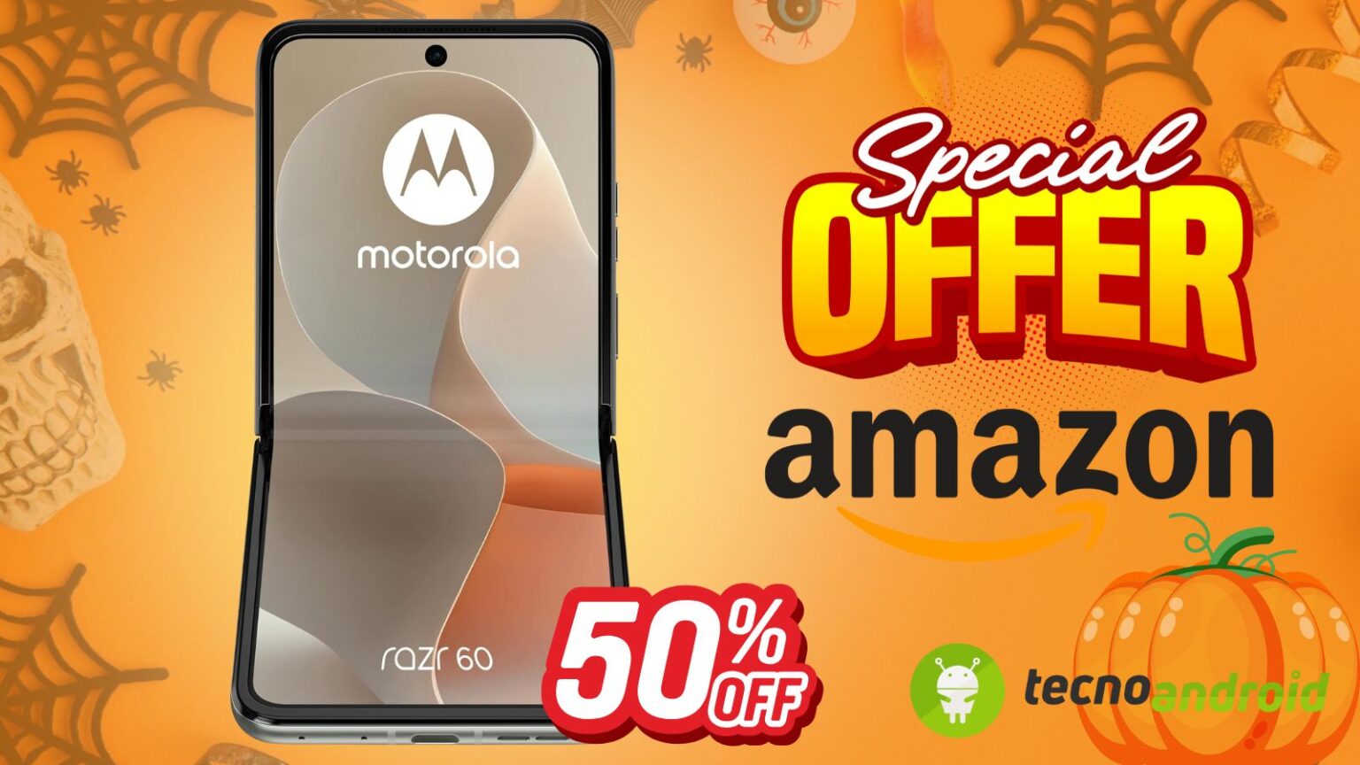 Amazon OFFERTA PAZZA: Motorola Razr 60 con Moto AI al 50% di SCONTO