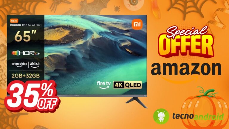 Amazon MAXI promo: XIAOMI TV F Pro da 65" solo ORA al 35% di SCONTO