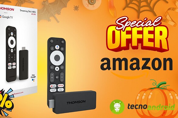 Amazon OFFERTA MAGICA: lo Stick Thomson Google che strega la tua TV