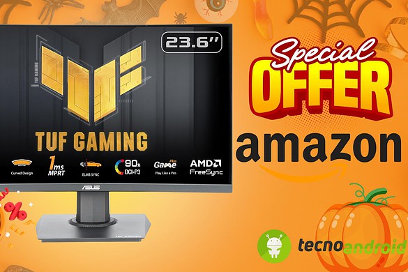 Amazon: ASUS TUF Gaming VG24VQER spaventosamente in OFFERTA