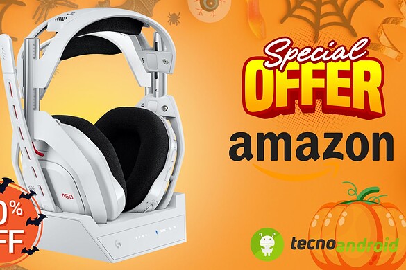 Amazon: Cuffia Gaming Wireless Logitech G Astro A50  ad un COSTO TOP