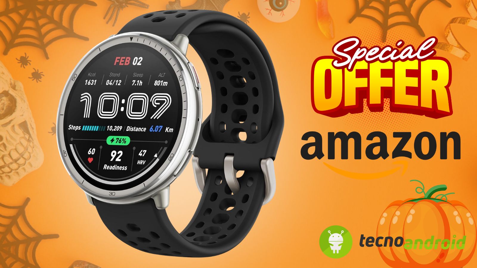 Amazon: Active 2 Smart Watch fantastico in sconto per Halloween