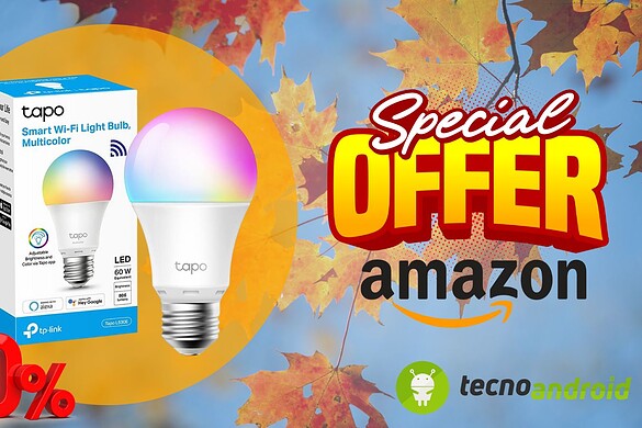 Amazon illumina casa: Tapo smart Lampada Colorata a meno di 8 Euro