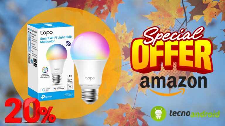 Amazon illumina casa: Tapo smart Lampada Colorata a meno di 8 Euro