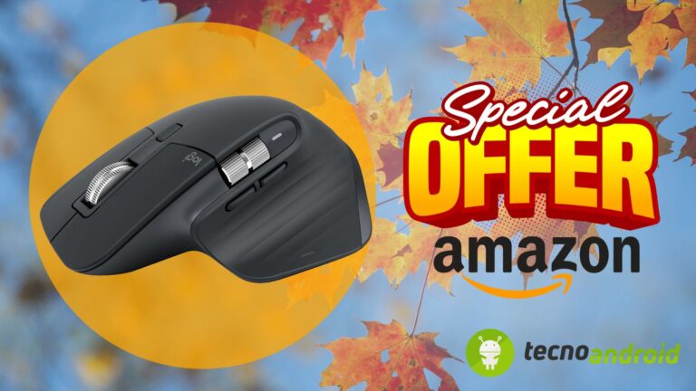 Amazon: MX Master 3S mouse wireless superergonomico in OFFERTA