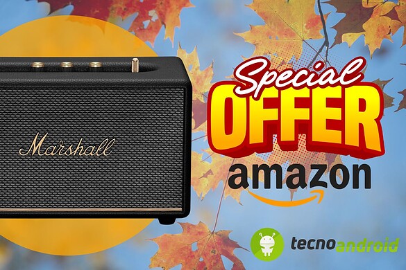 Amazon OFFERTA che ESPLODE: Marshall altoparlante Bluetooth a prezzo wow
