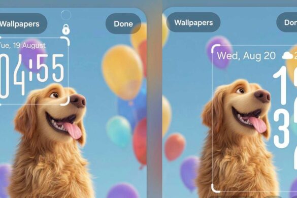 One UI 8.5: ora l’orologio della lockscreen si adatta a tutti gli oggetti