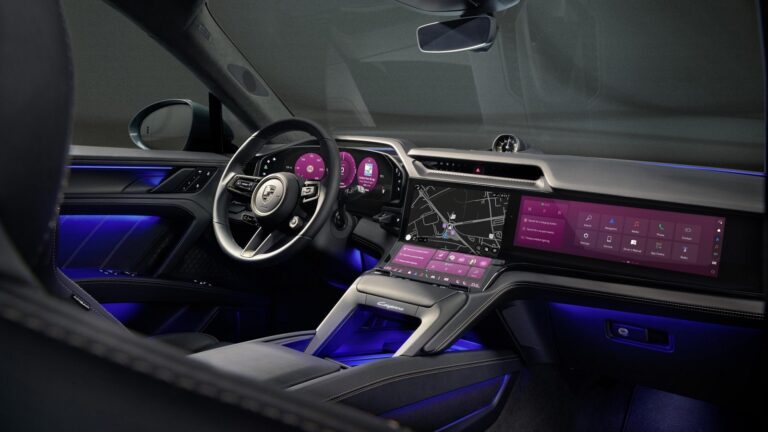 Porsche, Cayenne Electric, Interni