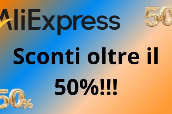 Aliexpress no stop, prodotti con sconti oltre il 50%