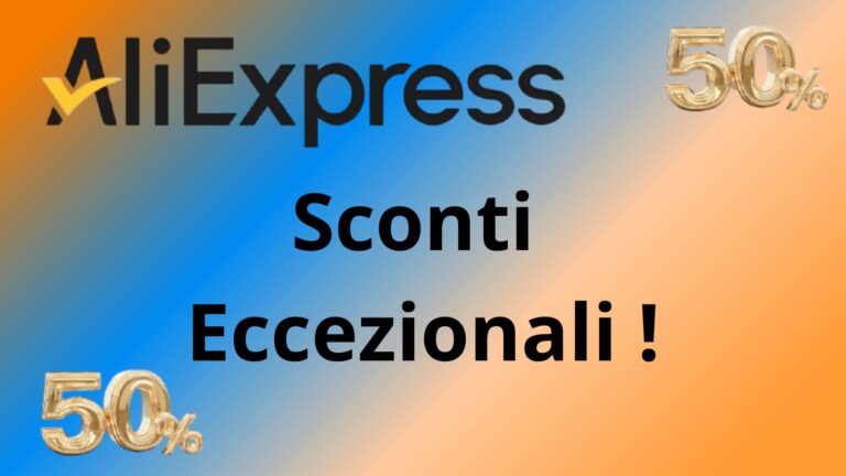 SCONTI FOLLI!!! Aliexpress