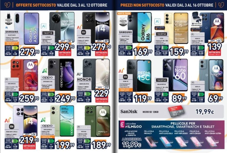 unieuro - caratteristiche unieuro sottocosto ottobre