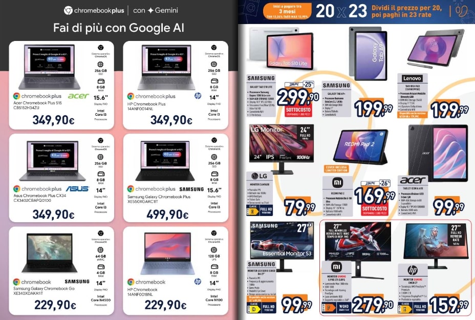 Screenshot unieuro sottocosto ottobre