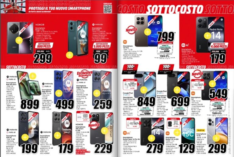 mediaworld - dettaglio MediaWorld: sconti speciali per un SOTTOCOSTO UNICO