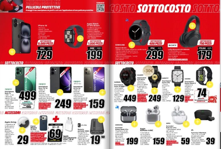 mediaworld - funzionalità MediaWorld: sconti speciali per un SOTTOCOSTO UNICO