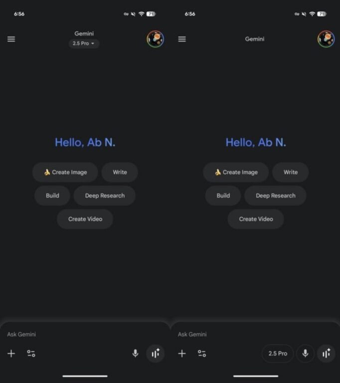 Screenshot alle Gemini Google Android iOS