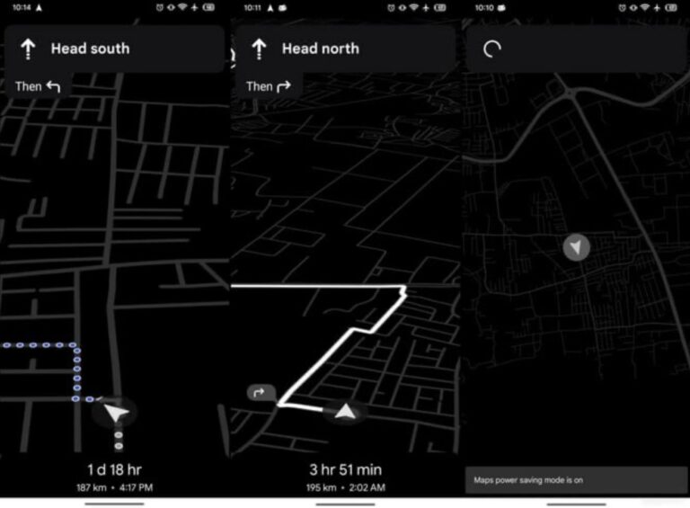 Google Maps prepara la modalità “Risparmio energetico”, interfaccia in bianco e nero che mostra solo le informazioni essenziali per ridurre i consumi di batteria. Google Maps prepara la modalità “Risparmio energetico”, interfaccia in bianco e nero che mostra solo le informazioni essenziali per ridurre i consumi di batteria.