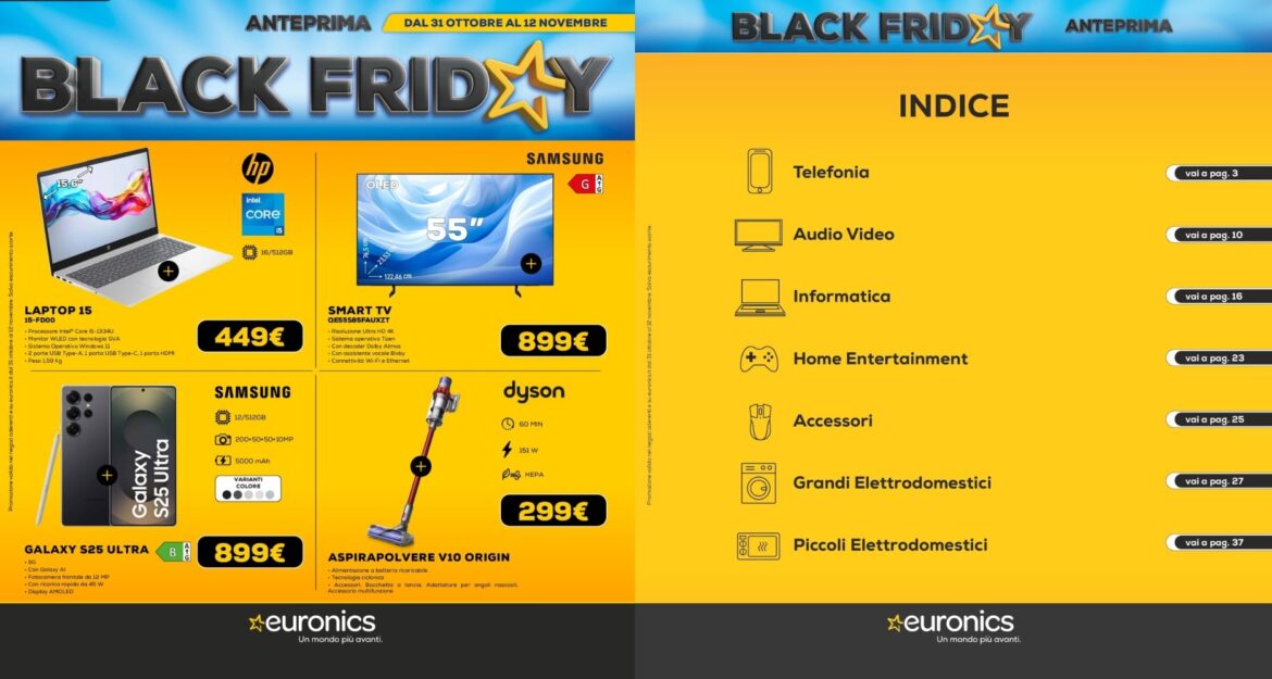 volantino euronics