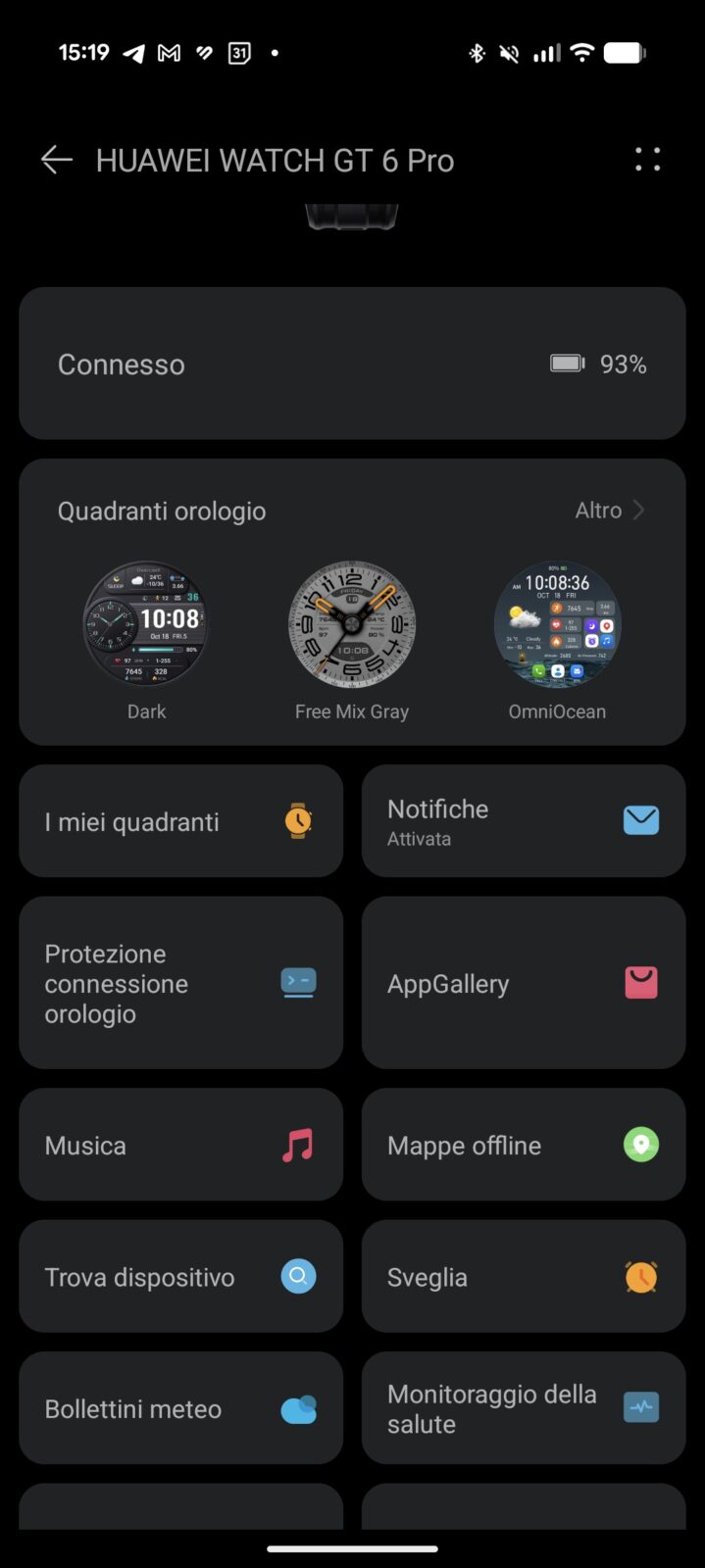 Huawei GT 6 Pro - specifiche Screenshot
