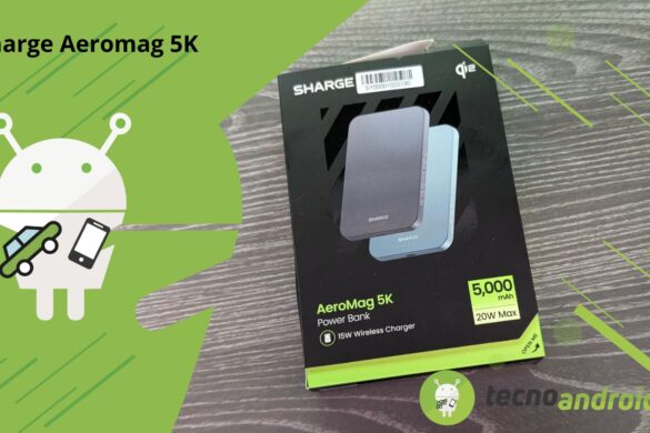 Sharge Aeromag 5K, il powerbank più leggero e sottile al mondo
